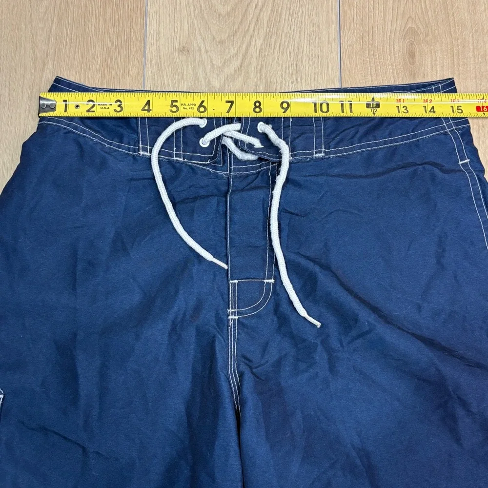 Vintage Pink Floyd Dark Side of the Moon Board Shorts Navy Blue Men 31 2005 Rock